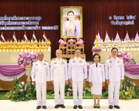 ผู้ว่าฯ สุราษฎร์ธานี นำข้าราชการและประชาชนทุกหมู่เหล่า ร่วมพ ... พารามิเตอร์รูปภาพ 12