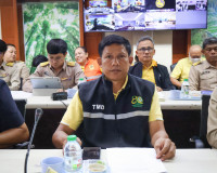 จังหวัดสุราษฎร์ธานี ร่วมประชุมกองบัญชาการป้องกันและบรรเทาสาธ ... พารามิเตอร์รูปภาพ 6