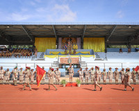 ผู้ว่าฯ สุราษฎร์ธานีเปิดพิธีทบทวนคำปฏิญาณและสวนสนามของลูกเสื ... พารามิเตอร์รูปภาพ 15
