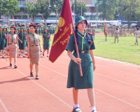 ผู้ว่าฯ สุราษฎร์ธานีเปิดพิธีทบทวนคำปฏิญาณและสวนสนามของลูกเสื ... พารามิเตอร์รูปภาพ 16