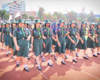 ผู้ว่าฯ สุราษฎร์ธานีเปิดพิธีทบทวนคำปฏิญาณและสวนสนามของลูกเสื ... พารามิเตอร์รูปภาพ 17
