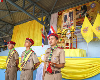 ผู้ว่าฯ สุราษฎร์ธานีเปิดพิธีทบทวนคำปฏิญาณและสวนสนามของลูกเสื ... พารามิเตอร์รูปภาพ 18