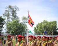ผู้ว่าฯ สุราษฎร์ธานีเปิดพิธีทบทวนคำปฏิญาณและสวนสนามของลูกเสื ... พารามิเตอร์รูปภาพ 20