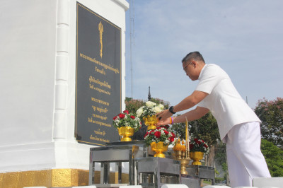 โรงพยาบาลสวนสราญรมย์ จ.สุราษฎร์ธานี จัดพิธีบวงสรวงพระบรมราชา ... พารามิเตอร์รูปภาพ 1