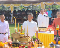 โรงพยาบาลสวนสราญรมย์ จ.สุราษฎร์ธานี จัดพิธีบวงสรวงพระบรมราชา ... พารามิเตอร์รูปภาพ 5