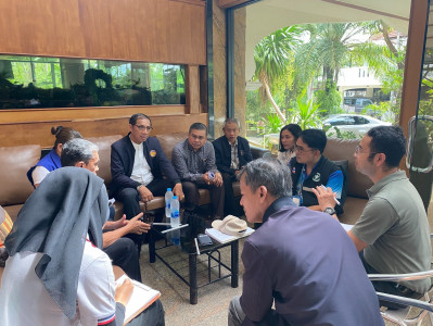 รองผู้ว่าราชการจังหวัดสุราษฎร์ธานี ร่วมตรวจสถานที่และประชุมค ... พารามิเตอร์รูปภาพ 1