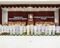 รองผู้ว่าราชการจังหวัดสุราษฎร์ธานีเป็นประธานในพิธีถวายเครื่อ ... พารามิเตอร์รูปภาพ 9