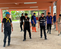 รองผู้ว่าราชการจังหวัดสุราษฎร์ธานี ลงพื้นที่ติดตามสถานการณ์อ ... พารามิเตอร์รูปภาพ 8