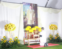 ข้าราชการและประชาชนจังหวัดสุราษฎร์ธานีพร้อมใจร่วมพิธีเจริญพร ... พารามิเตอร์รูปภาพ 11