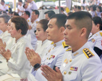 ข้าราชการและประชาชนจังหวัดสุราษฎร์ธานีพร้อมใจร่วมพิธีเจริญพร ... พารามิเตอร์รูปภาพ 35