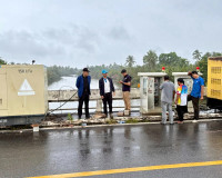 ผู้ว่าราชการจังหวัดสุราษฎร์ธานีลงพื้นที่ตรวจสอบการติดตั้งเคร ... พารามิเตอร์รูปภาพ 2