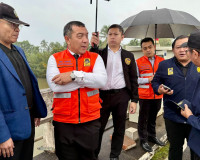 ผู้ว่าราชการจังหวัดสุราษฎร์ธานีลงพื้นที่ตรวจสอบการติดตั้งเคร ... พารามิเตอร์รูปภาพ 9