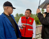 ผู้ว่าราชการจังหวัดสุราษฎร์ธานีลงพื้นที่ตรวจสอบการติดตั้งเคร ... พารามิเตอร์รูปภาพ 11