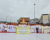 สุราษฎร์ธานีจัดพิธีทำบุญเมืองใหญ่ ตักบาตรพระ 1,110 รูป ฉลอง  ... พารามิเตอร์รูปภาพ 34