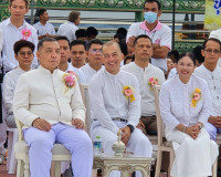 สุราษฎร์ธานีจัดพิธีทำบุญเมืองใหญ่ ตักบาตรพระ 1,110 รูป ฉลอง  ... พารามิเตอร์รูปภาพ 37