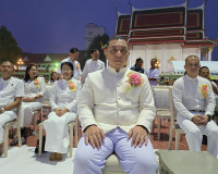 สุราษฎร์ธานีจัดพิธีทำบุญเมืองใหญ่ ตักบาตรพระ 1,110 รูป ฉลอง  ... พารามิเตอร์รูปภาพ 47