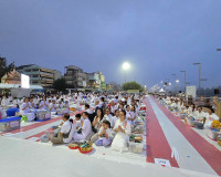 สุราษฎร์ธานีจัดพิธีทำบุญเมืองใหญ่ ตักบาตรพระ 1,110 รูป ฉลอง  ... พารามิเตอร์รูปภาพ 48