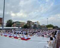 สุราษฎร์ธานีจัดพิธีทำบุญเมืองใหญ่ ตักบาตรพระ 1,110 รูป ฉลอง  ... พารามิเตอร์รูปภาพ 55