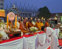 สุราษฎร์ธานีจัดพิธีทำบุญเมืองใหญ่ ตักบาตรพระ 1,110 รูป ฉลอง  ... พารามิเตอร์รูปภาพ 56