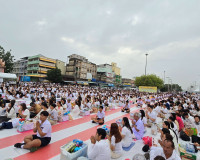 สุราษฎร์ธานีจัดพิธีทำบุญเมืองใหญ่ ตักบาตรพระ 1,110 รูป ฉลอง  ... พารามิเตอร์รูปภาพ 66