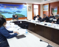 ผู้ว่าฯ สุราษฎร์ธานีเรียกประชุมหารือการดำเนินโครงการชุดลอกสร ... พารามิเตอร์รูปภาพ 7