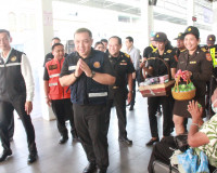 ผู้ว่าฯ สุราษฎร์ธานีพร้อมขนส่งจังหวัด ลงพื้นที่ตรวจเยี่ยมจุด ... พารามิเตอร์รูปภาพ 3