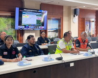 รองผู้ว่าฯ สุราษฎร์ธานีติดตามผลการดำเนินการป้องกันและลดอุบัต ... พารามิเตอร์รูปภาพ 7