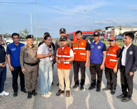 รองผู้ว่าฯ สุราษฎร์ธานี เดินสายตรวจเยี่ยมจุดตรวจ/จุดบริการปร ... พารามิเตอร์รูปภาพ 8