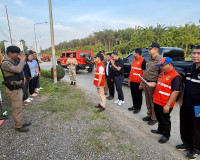 รองผู้ว่าฯ สุราษฎร์ธานี เดินสายตรวจเยี่ยมจุดตรวจ/จุดบริการปร ... พารามิเตอร์รูปภาพ 9