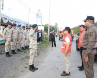 รองผู้ว่าฯ สุราษฎร์ธานี เดินสายตรวจเยี่ยมจุดตรวจ/จุดบริการปร ... พารามิเตอร์รูปภาพ 16