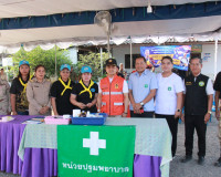 รองผู้ว่าฯ สุราษฎร์ธานี เดินสายตรวจเยี่ยมจุดตรวจ/จุดบริการปร ... พารามิเตอร์รูปภาพ 17