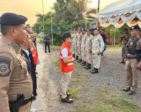 รองผู้ว่าฯ สุราษฎร์ธานี เดินสายตรวจเยี่ยมจุดตรวจ/จุดบริการปร ... พารามิเตอร์รูปภาพ 24