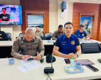 รองผู้ว่าฯ สุราษฎร์ธานี ประชุมติดตามสถานการณ์อุบัติเหตุช่วงป ... พารามิเตอร์รูปภาพ 2