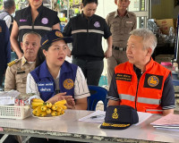 รองผู้ว่าราชการจังหวัดสุราษฎร์ธานีออกตรวจเยี่ยมและให้กำลังใจ ... พารามิเตอร์รูปภาพ 3