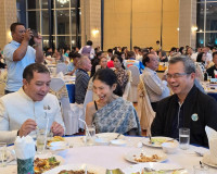 ผู้ว่าฯ สุราษฎร์ธานี เป็นประธานกล่าวต้อนรับงานเลี้ยงรับรองมู ... พารามิเตอร์รูปภาพ 22