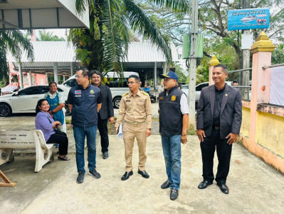 รองผู้ว่าราชการจังหวัดสุราษฎร์ธานี ลงพื้นที่ตรวจเยี่ยมสังเกต ... พารามิเตอร์รูปภาพ 1