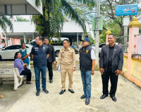 รองผู้ว่าราชการจังหวัดสุราษฎร์ธานี ลงพื้นที่ตรวจเยี่ยมสังเกต ... พารามิเตอร์รูปภาพ 1