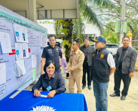 รองผู้ว่าราชการจังหวัดสุราษฎร์ธานี ลงพื้นที่ตรวจเยี่ยมสังเกต ... พารามิเตอร์รูปภาพ 2
