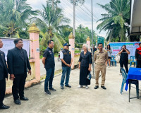 รองผู้ว่าราชการจังหวัดสุราษฎร์ธานี ลงพื้นที่ตรวจเยี่ยมสังเกต ... พารามิเตอร์รูปภาพ 3