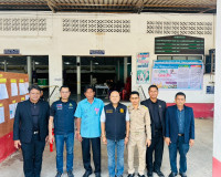 รองผู้ว่าราชการจังหวัดสุราษฎร์ธานี ลงพื้นที่ตรวจเยี่ยมสังเกต ... พารามิเตอร์รูปภาพ 7