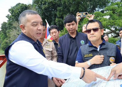 ผู้ว่าฯ สุราษฎร์ธานี ลงพื้นที่สำรวจปัญหาอุทกภัย ณ ฝายคลองไชย ... พารามิเตอร์รูปภาพ 1