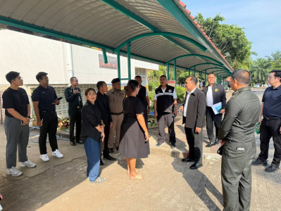 รองผู้ว่าราชการจังหวัดฯ ลงพื้นที่ติดตามความก้าวหน้า ในการเตร ... พารามิเตอร์รูปภาพ 1