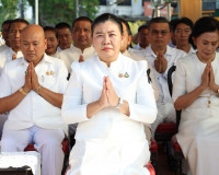 ผู้ว่าฯ สุราษฎร์ธานีนำข้าราชการและพ่อค้าประชาชนร่วมพิธีบวงสร ... พารามิเตอร์รูปภาพ 47