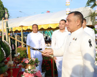 ผู้ว่าฯ สุราษฎร์ธานีนำข้าราชการและพ่อค้าประชาชนร่วมพิธีบวงสร ... พารามิเตอร์รูปภาพ 65