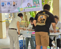 รองผู้ว่าราชการจังหวัดสุราษฎร์ธานี ลงพื้นที่ใช้สิทธิเลือกตั้ ... พารามิเตอร์รูปภาพ 5