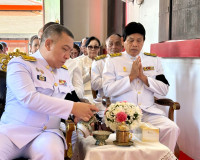 ผู้ว่าฯ สุราษฎร์ธานีนำข้าราชการและประชาชนร่วมพิธีฉลองอายุวัฒ ... พารามิเตอร์รูปภาพ 4