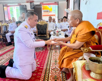 ผู้ว่าฯ สุราษฎร์ธานีนำข้าราชการและประชาชนร่วมพิธีฉลองอายุวัฒ ... พารามิเตอร์รูปภาพ 7