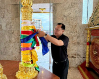 รองผู้ว่าราชการจังหวัดสุราษฎร์ธานี เป็นประธานรับชมการแสดงสมโ ... พารามิเตอร์รูปภาพ 31