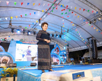 จังหวัดสุราษฎร์ธานี จัดเดินแบบผ้าไทยเพื่อการกุศล “วิจิตรพัสต ... พารามิเตอร์รูปภาพ 49