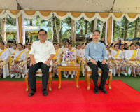 รองผู้ว่าฯ สุราษฎร์ธานี เป็นประธานพิธีผูกพัทธสีมา ปิดทองฝังล ... พารามิเตอร์รูปภาพ 9